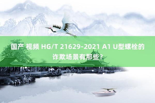 国产 视频 HG/T 21629-2021 A1 U型螺栓的诈欺场景有那些？